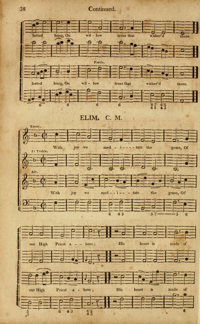 Musica Sacra: or, Springfield and Utica Collections United: consisting of Psalm and hymn tunes, anthems, and chants (2nd revised ed.) page 38