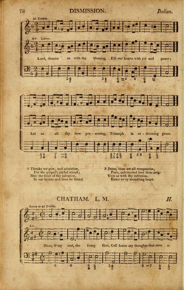 Musica Sacra: or, Springfield and Utica Collections United: consisting of Psalm and hymn tunes, anthems, and chants (2nd revised ed.) page 78