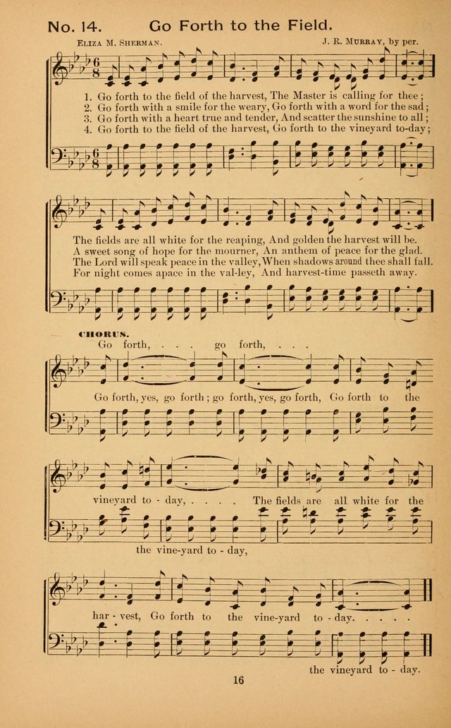 The Missionary Triumph: being a collection of Songs suitable for all kinds of Missionary Serves page 16