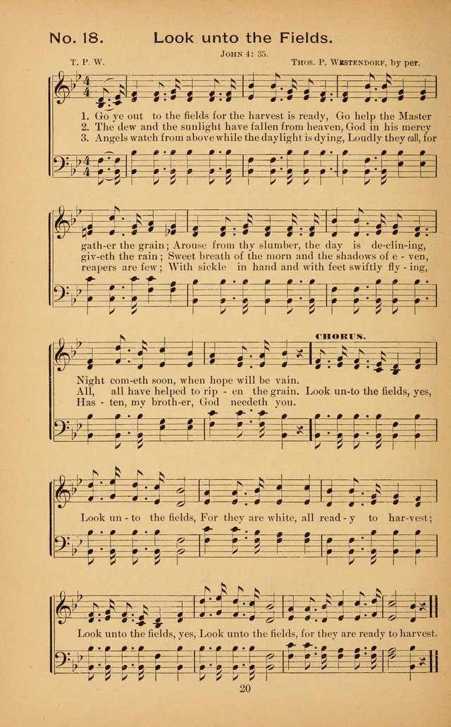 The Missionary Triumph: being a collection of Songs suitable for all kinds of Missionary Serves page 20