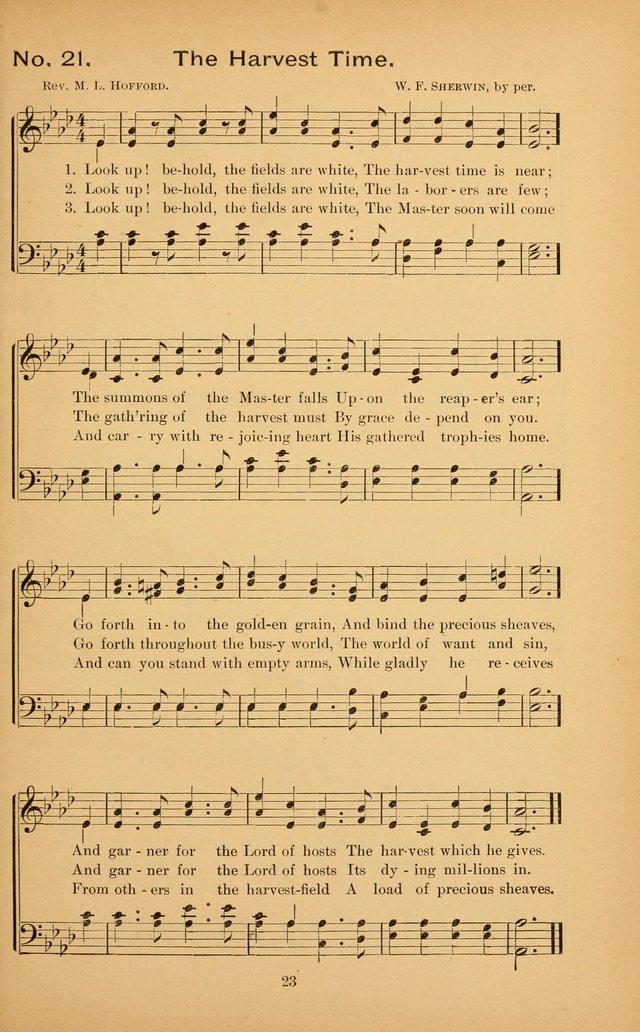 The Missionary Triumph: being a collection of Songs suitable for all kinds of Missionary Serves page 23