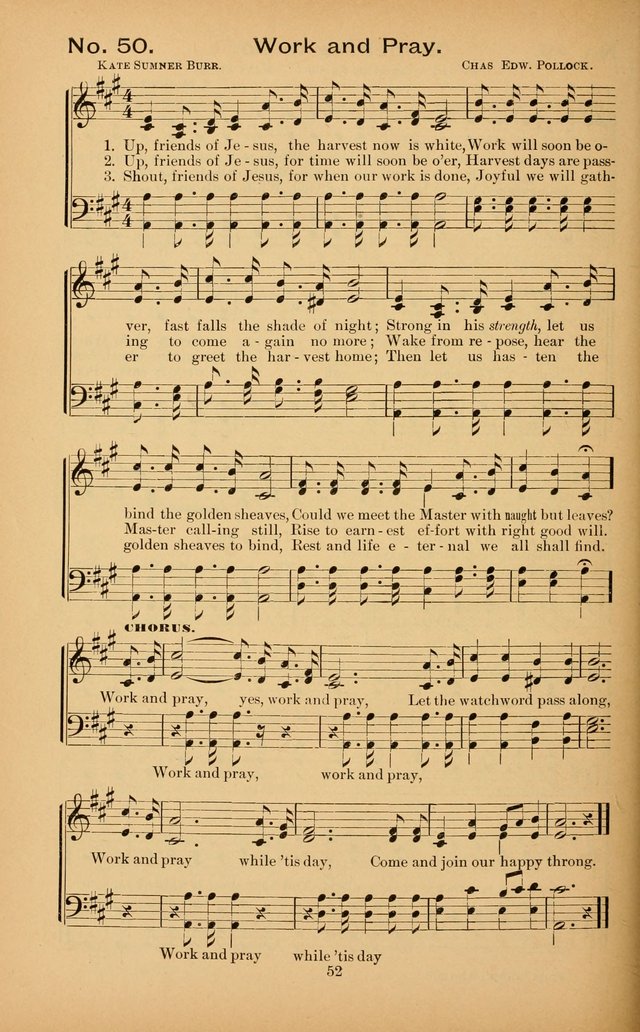 The Missionary Triumph: being a collection of Songs suitable for all kinds of Missionary Serves page 52