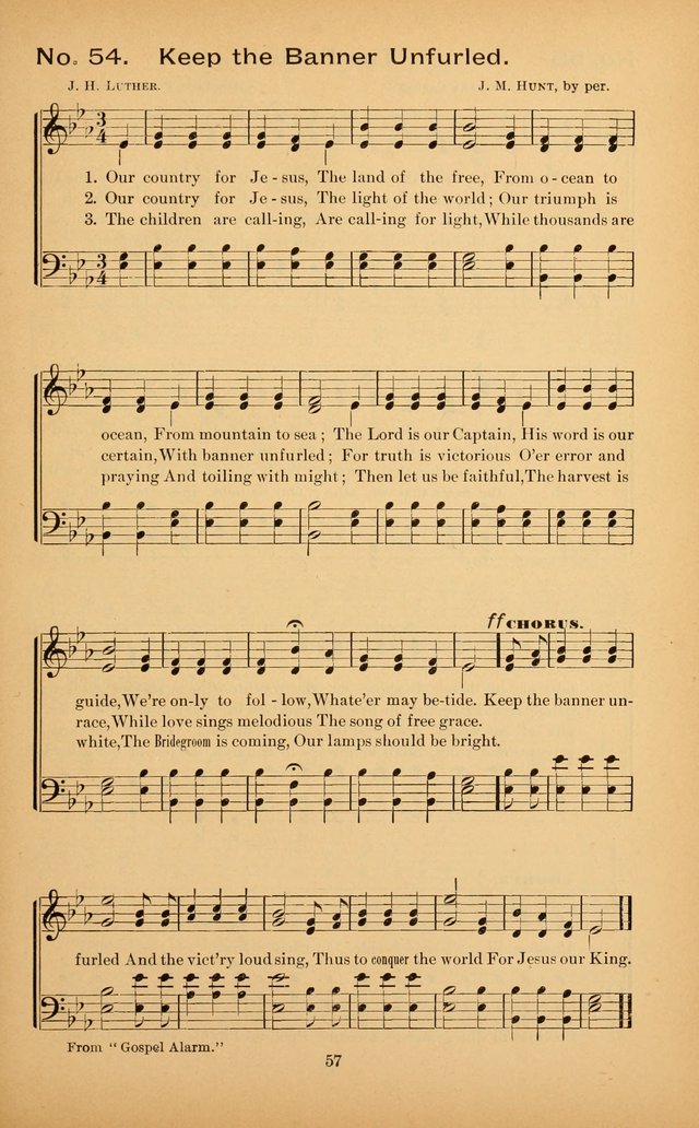 The Missionary Triumph: being a collection of Songs suitable for all kinds of Missionary Serves page 57