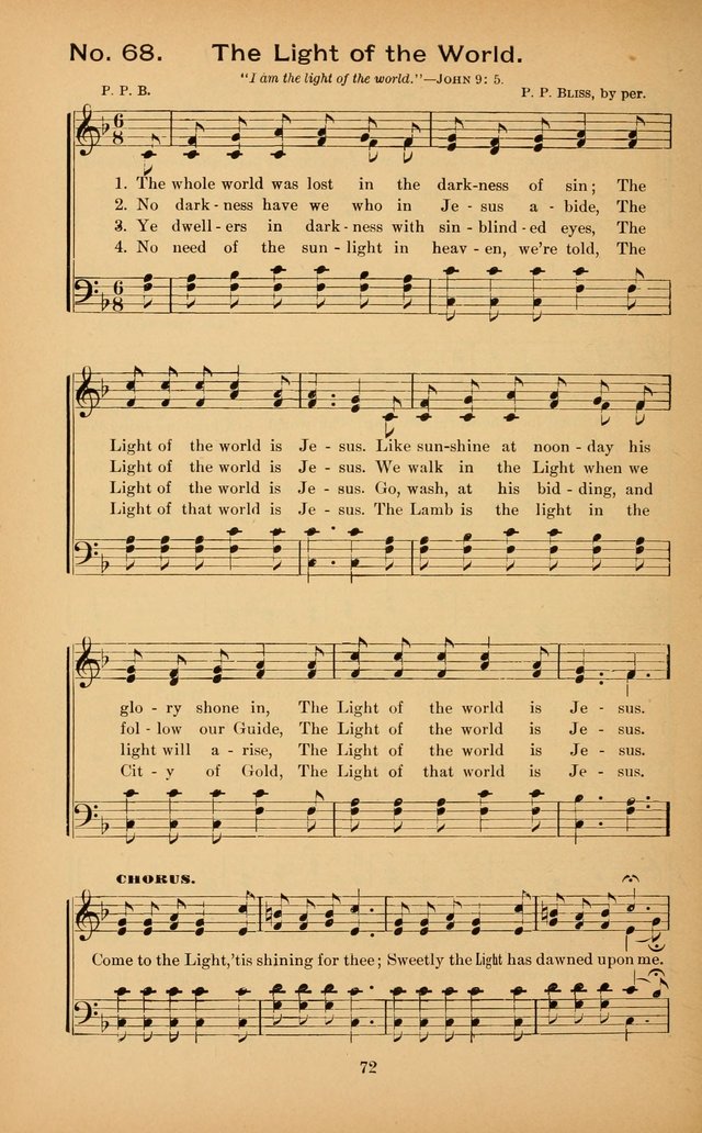 The Missionary Triumph: being a collection of Songs suitable for all kinds of Missionary Serves page 72