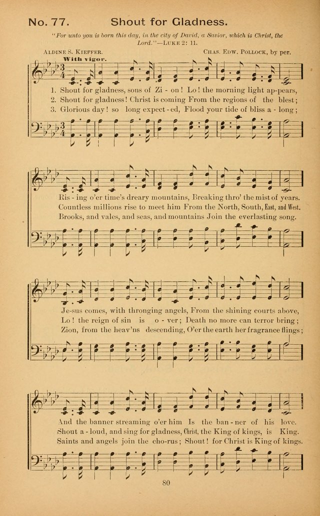 The Missionary Triumph: being a collection of Songs suitable for all kinds of Missionary Serves page 80