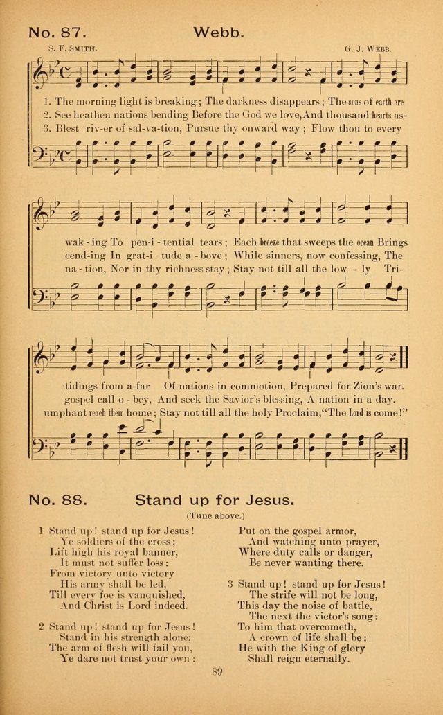 The Missionary Triumph: being a collection of Songs suitable for all kinds of Missionary Serves page 89