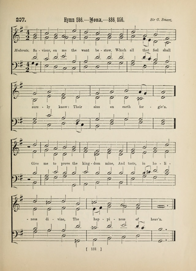 Methodist Tune Book: a collection of tunes adapted to the Methodist Hymn book page 131