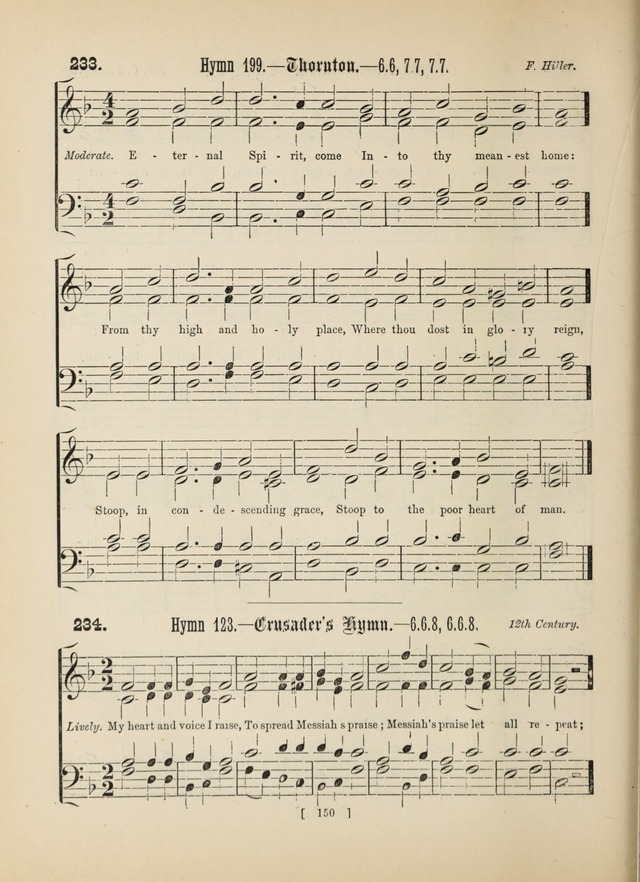 Methodist Tune Book: a collection of tunes adapted to the Methodist Hymn book page 150