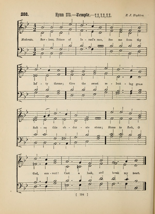 Methodist Tune Book: a collection of tunes adapted to the Methodist Hymn book page 194