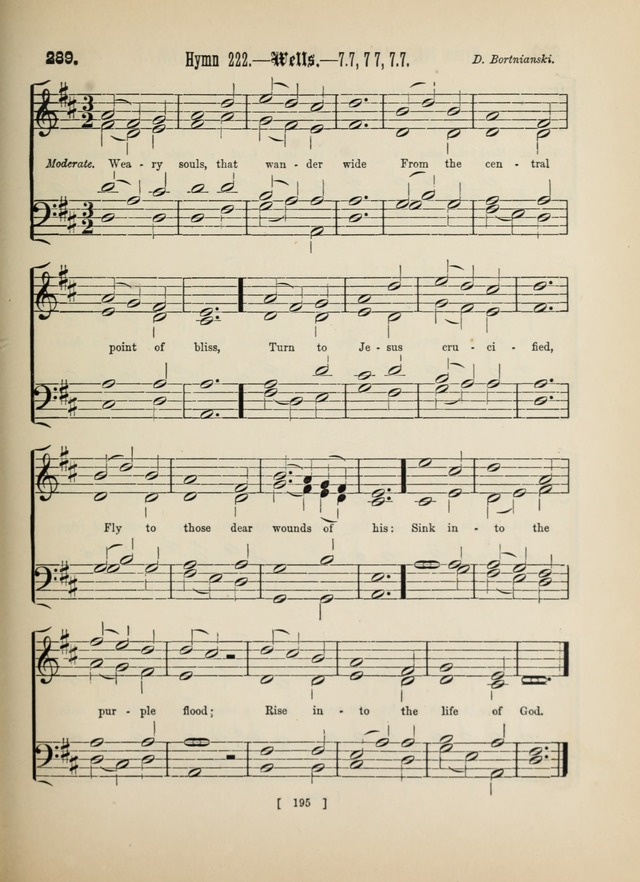 Methodist Tune Book: a collection of tunes adapted to the Methodist Hymn book page 195