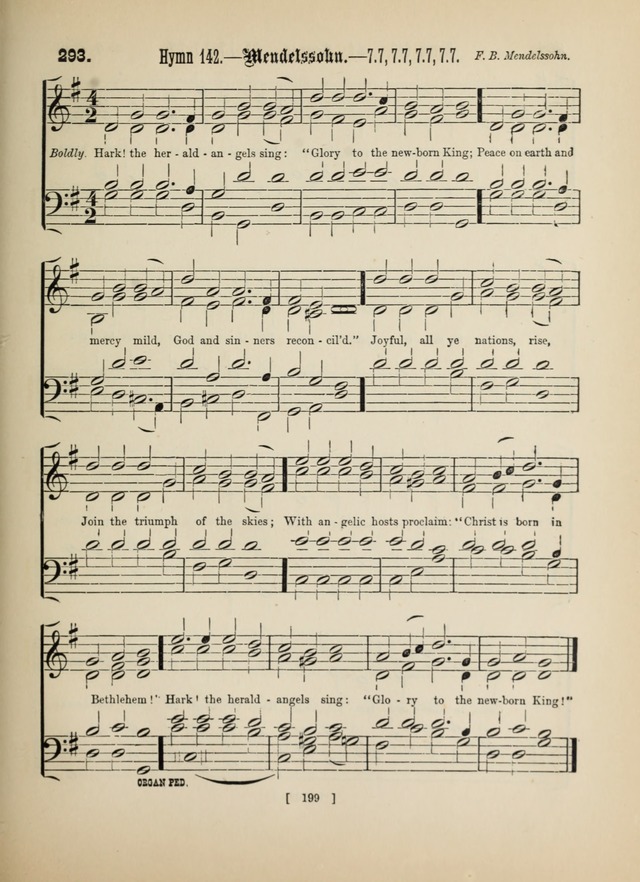 Methodist Tune Book: a collection of tunes adapted to the Methodist Hymn book page 199