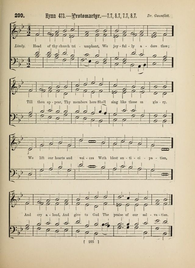 Methodist Tune Book: a collection of tunes adapted to the Methodist Hymn book page 205