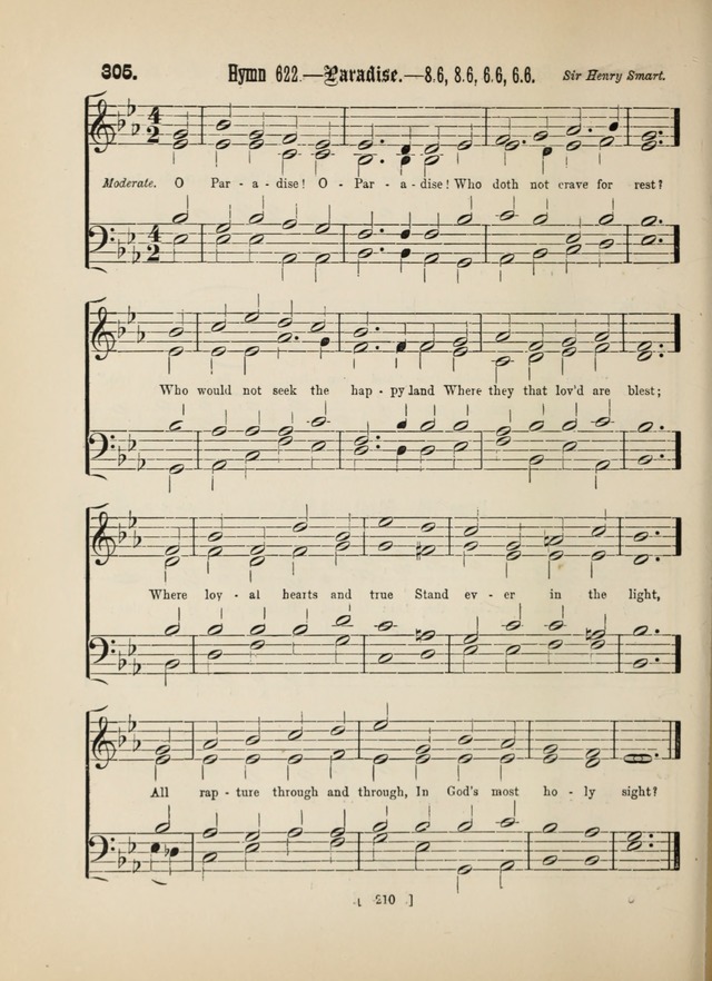 Methodist Tune Book: a collection of tunes adapted to the Methodist Hymn book page 210