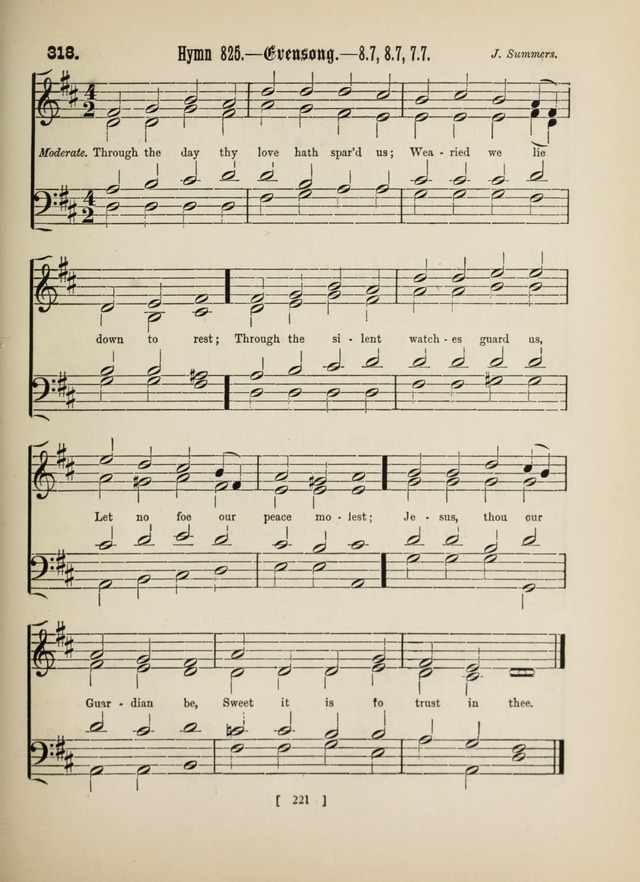 Methodist Tune Book: a collection of tunes adapted to the Methodist Hymn book page 221