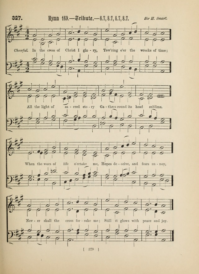 Methodist Tune Book: a collection of tunes adapted to the Methodist Hymn book page 229