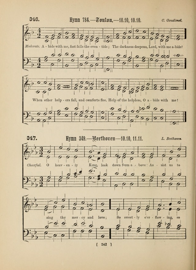 Methodist Tune Book: a collection of tunes adapted to the Methodist Hymn book page 242