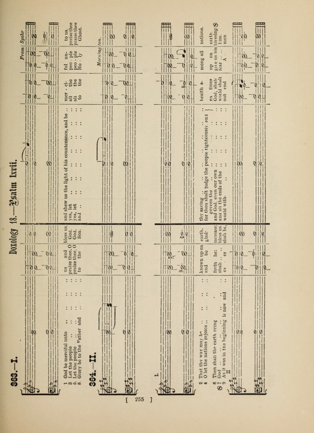 Methodist Tune Book: a collection of tunes adapted to the Methodist Hymn book page 255