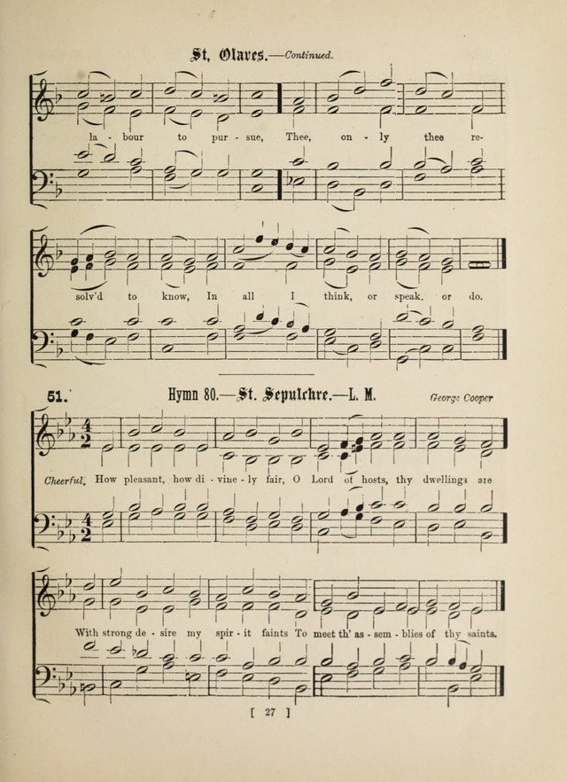 Methodist Tune Book: a collection of tunes adapted to the Methodist Hymn book page 27