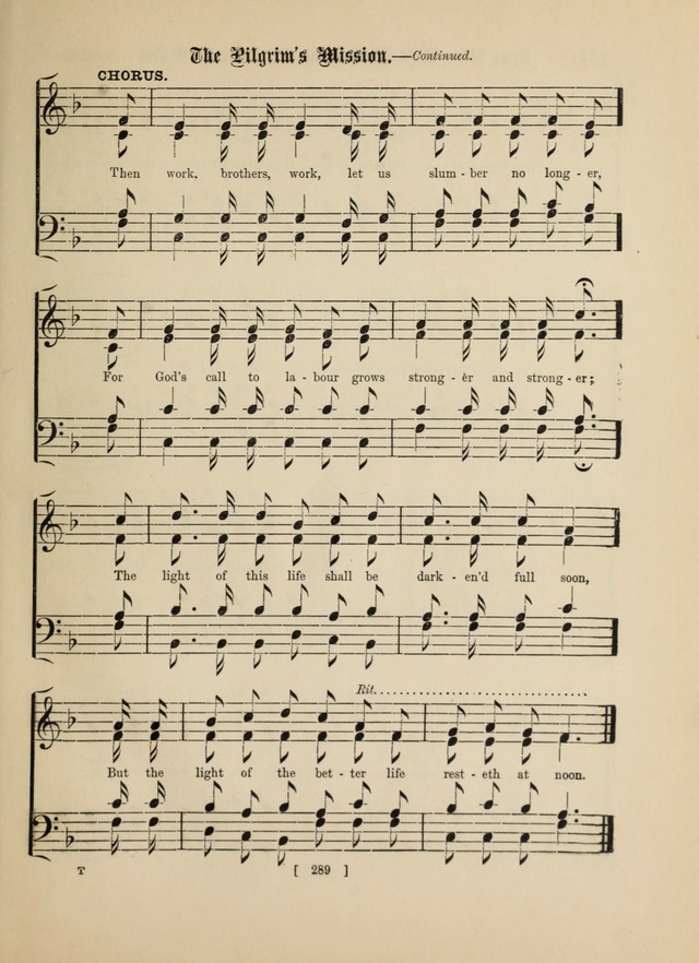 Methodist Tune Book: a collection of tunes adapted to the Methodist Hymn book page 289