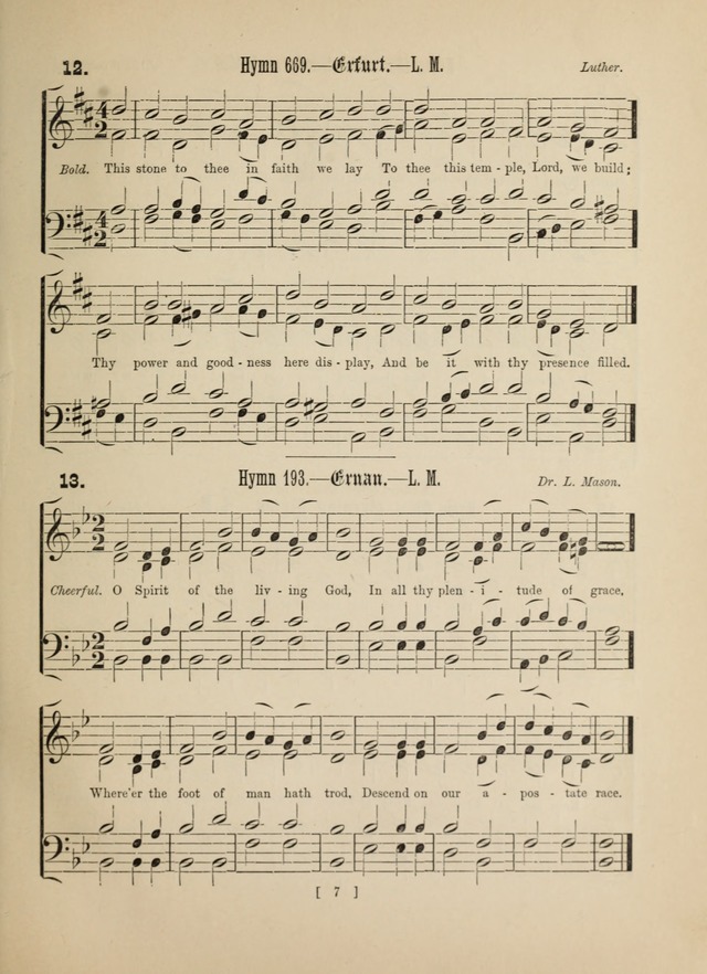 Methodist Tune Book: a collection of tunes adapted to the Methodist Hymn book page 7