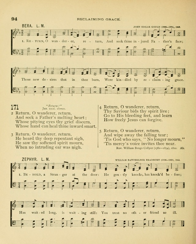 Many Voices; or, Carmina Sanctorum, Evangelistic Edition with Tunes page 89