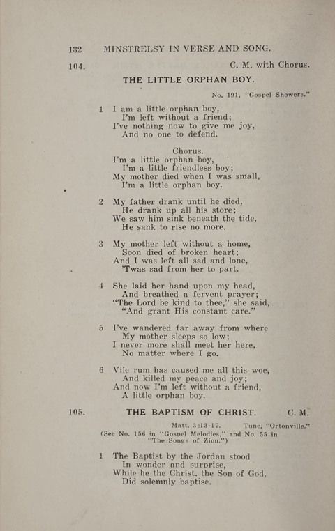 Minstrelsy In Verse and Song: Being a collection of Original Psalms, Hymns and Poems for the Home, covering a period of more than fifty years in their production page 132