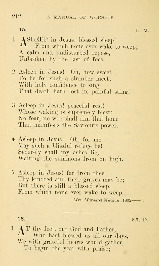 A Manual of Worship: for the chapel of Girard College page 217