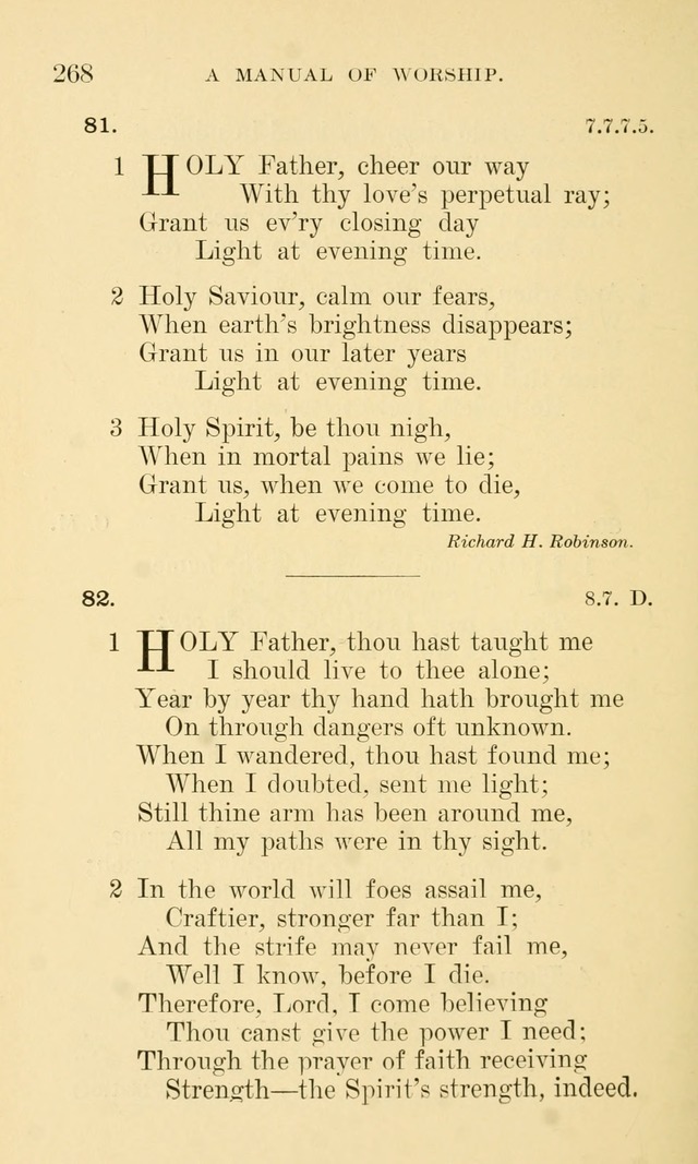 A Manual of Worship: for the chapel of Girard College page 273