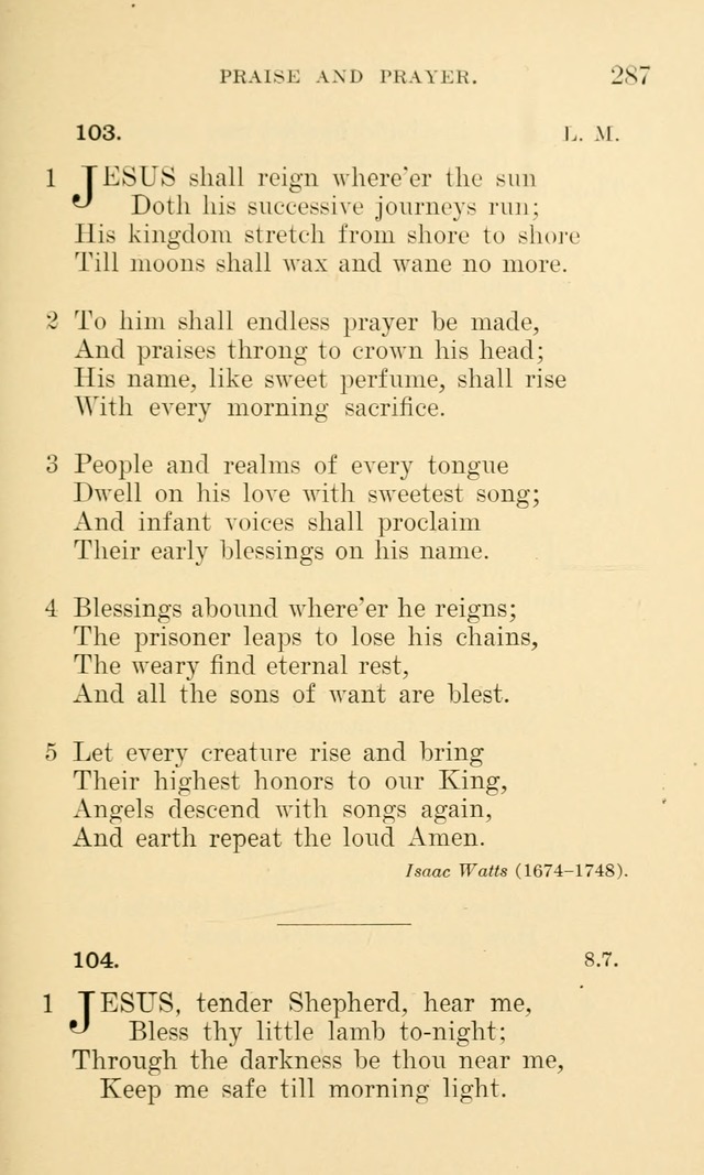 A Manual of Worship: for the chapel of Girard College page 292