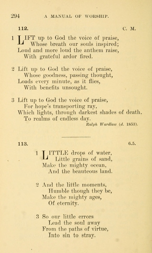 A Manual of Worship: for the chapel of Girard College page 299