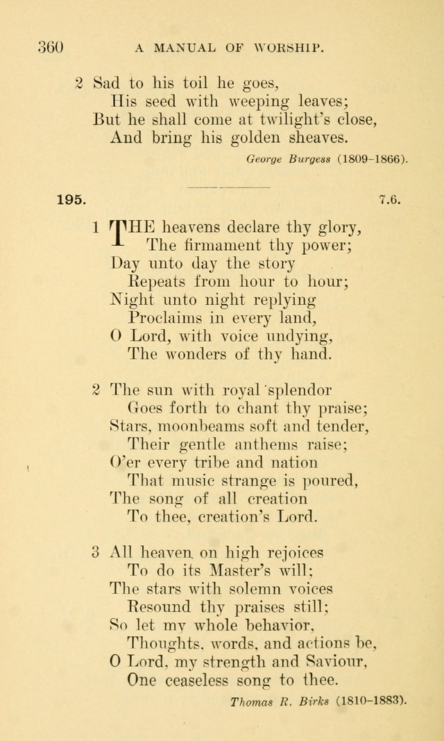 A Manual of Worship: for the chapel of Girard College page 365