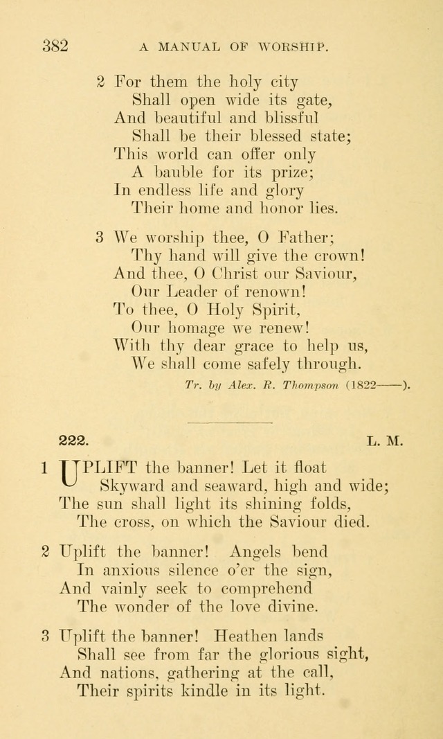 A Manual of Worship: for the chapel of Girard College page 387