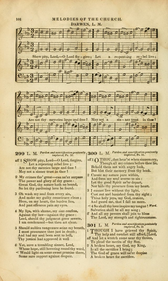 Melodies of the Church: a collection of psalms and hymns adapted to publick and social worship, seasons of revival, monthly concerts of prayer, and various similar occasions... page 102