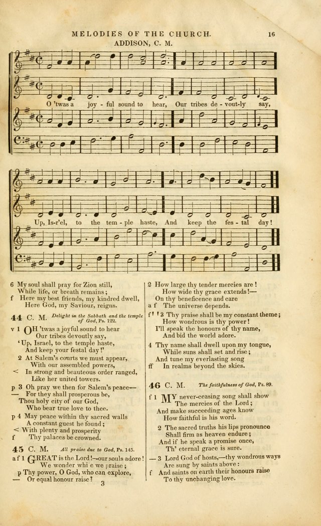 Melodies of the Church: a collection of psalms and hymns adapted to publick and social worship, seasons of revival, monthly concerts of prayer, and various similar occasions... page 17