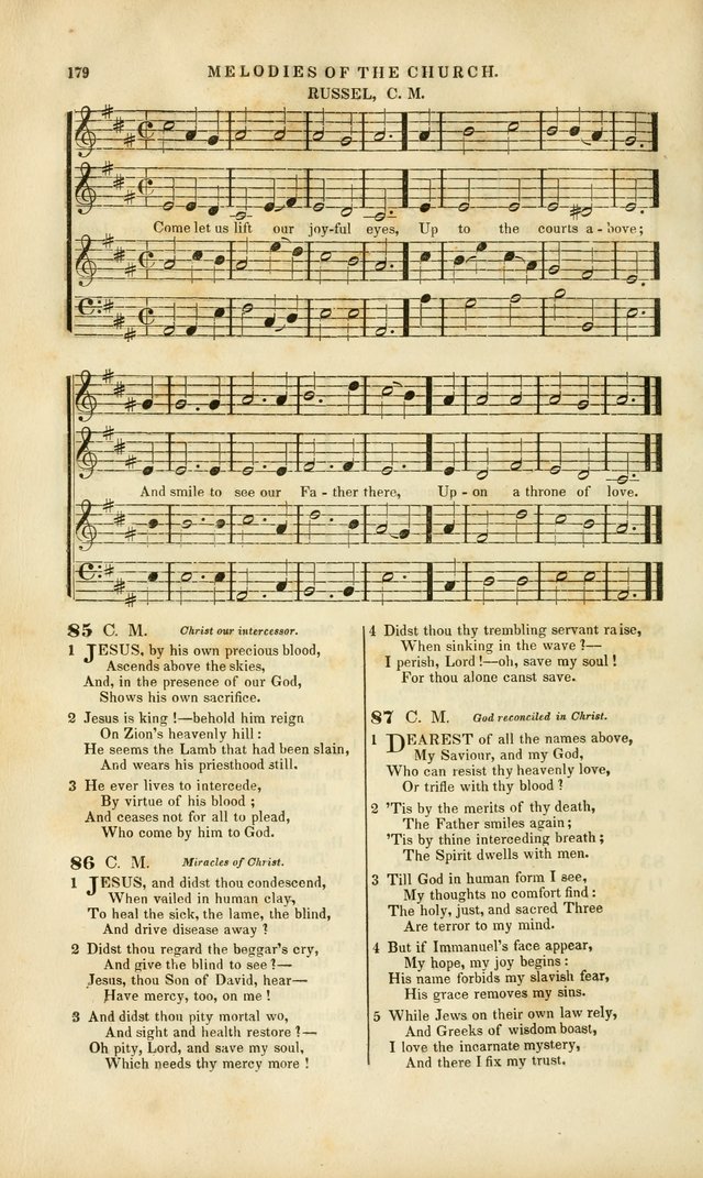 Melodies of the Church: a collection of psalms and hymns adapted to publick and social worship, seasons of revival, monthly concerts of prayer, and various similar occasions... page 180