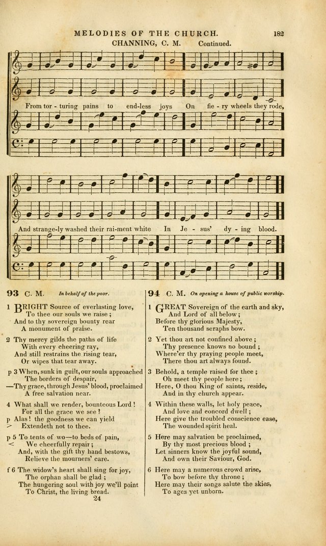 Melodies of the Church: a collection of psalms and hymns adapted to publick and social worship, seasons of revival, monthly concerts of prayer, and various similar occasions... page 183