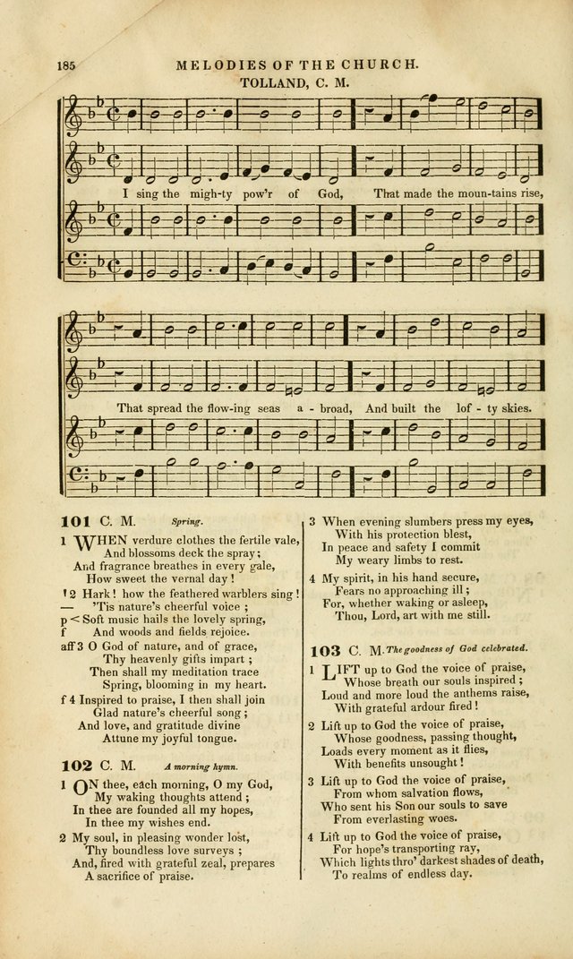 Melodies of the Church: a collection of psalms and hymns adapted to publick and social worship, seasons of revival, monthly concerts of prayer, and various similar occasions... page 186