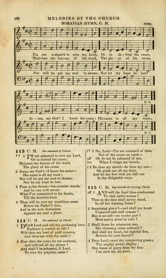 Melodies of the Church: a collection of psalms and hymns adapted to publick and social worship, seasons of revival, monthly concerts of prayer, and various similar occasions... page 190