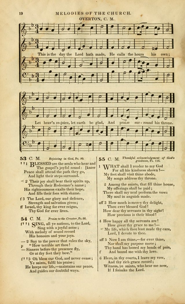 Melodies of the Church: a collection of psalms and hymns adapted to publick and social worship, seasons of revival, monthly concerts of prayer, and various similar occasions... page 20