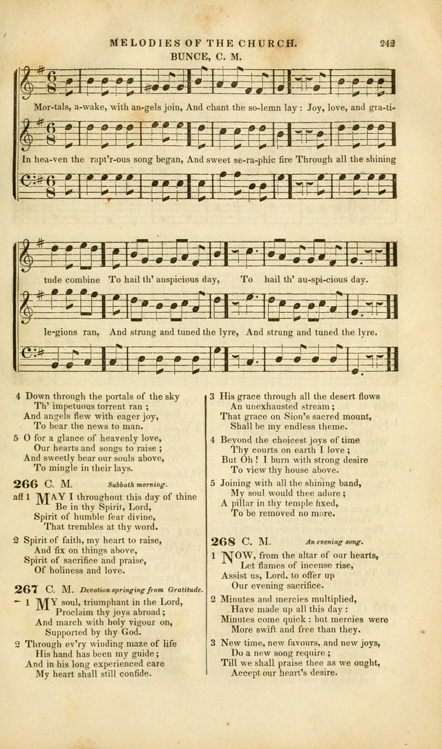 Melodies of the Church: a collection of psalms and hymns adapted to publick and social worship, seasons of revival, monthly concerts of prayer, and various similar occasions... page 243