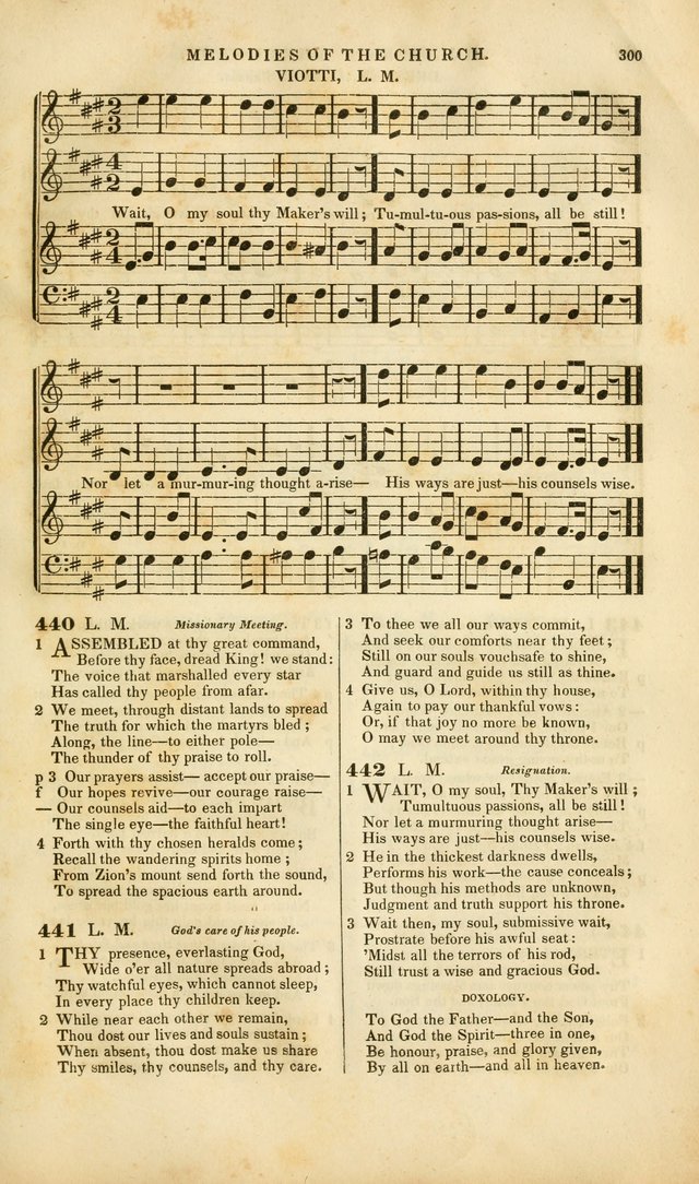 Melodies of the Church: a collection of psalms and hymns adapted to publick and social worship, seasons of revival, monthly concerts of prayer, and various similar occasions... page 301