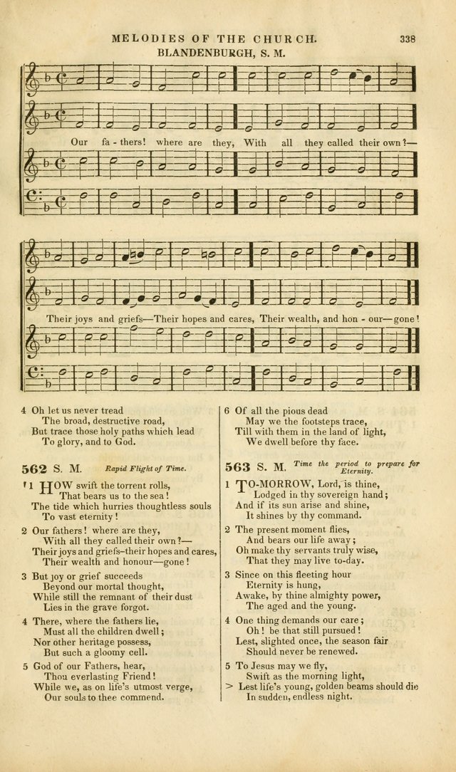 Melodies of the Church: a collection of psalms and hymns adapted to publick and social worship, seasons of revival, monthly concerts of prayer, and various similar occasions... page 339