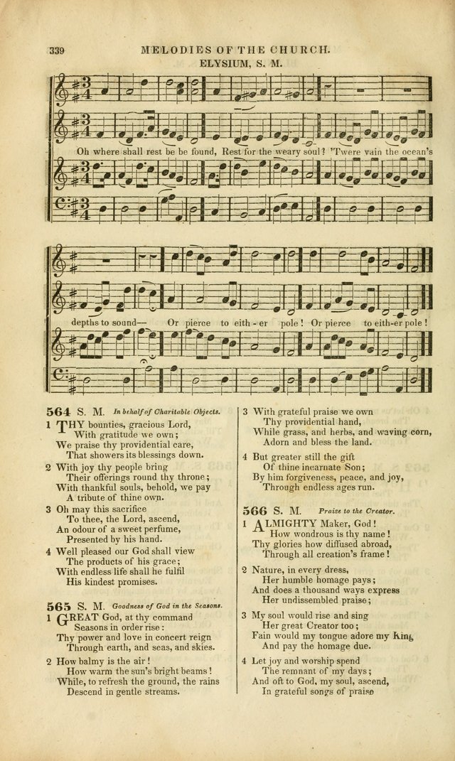 Melodies of the Church: a collection of psalms and hymns adapted to publick and social worship, seasons of revival, monthly concerts of prayer, and various similar occasions... page 340