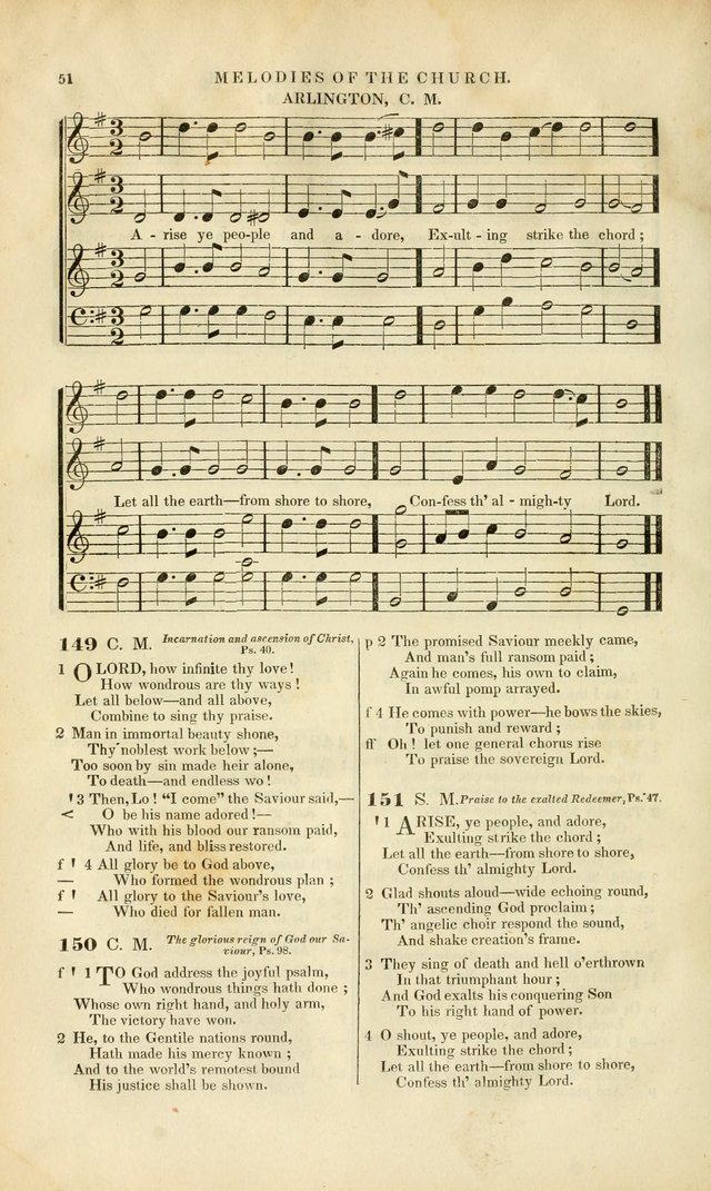 Melodies of the Church: a collection of psalms and hymns adapted to publick and social worship, seasons of revival, monthly concerts of prayer, and various similar occasions... page 52