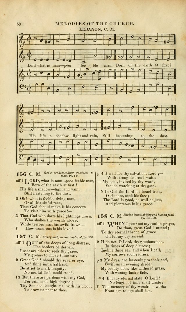 Melodies of the Church: a collection of psalms and hymns adapted to publick and social worship, seasons of revival, monthly concerts of prayer, and various similar occasions... page 54