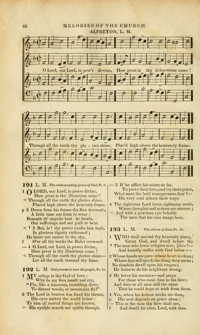 Melodies of the Church: a collection of psalms and hymns adapted to publick and social worship, seasons of revival, monthly concerts of prayer, and various similar occasions... page 66