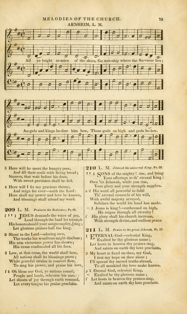 Melodies of the Church: a collection of psalms and hymns adapted to publick and social worship, seasons of revival, monthly concerts of prayer, and various similar occasions... page 71