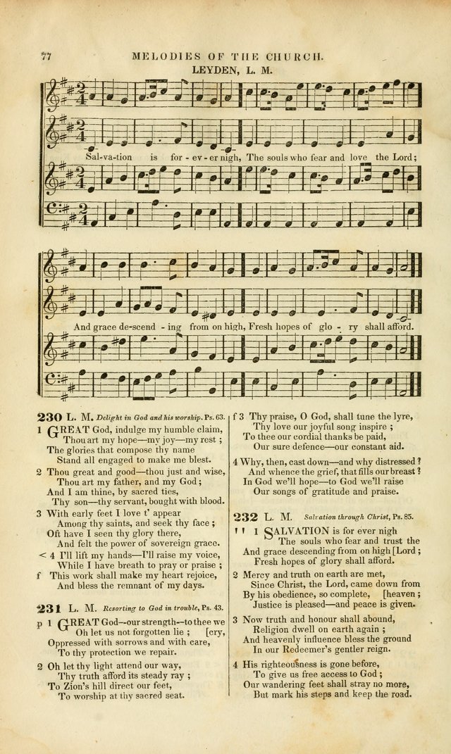 Melodies of the Church: a collection of psalms and hymns adapted to publick and social worship, seasons of revival, monthly concerts of prayer, and various similar occasions... page 78