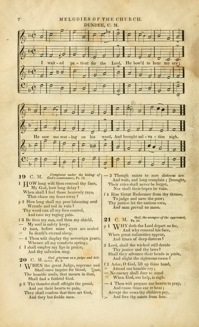 Melodies of the Church: a collection of psalms and hymns adapted to publick and social worship, seasons of revival, monthly concerts of prayer, and various similar occasions... page 8