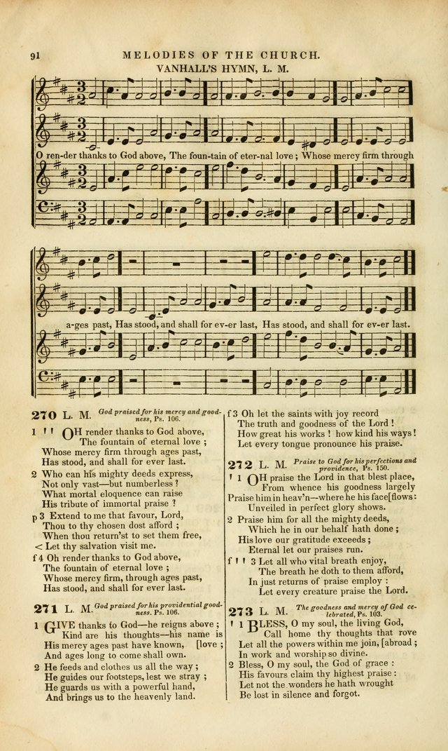 Melodies of the Church: a collection of psalms and hymns adapted to publick and social worship, seasons of revival, monthly concerts of prayer, and various similar occasions... page 92